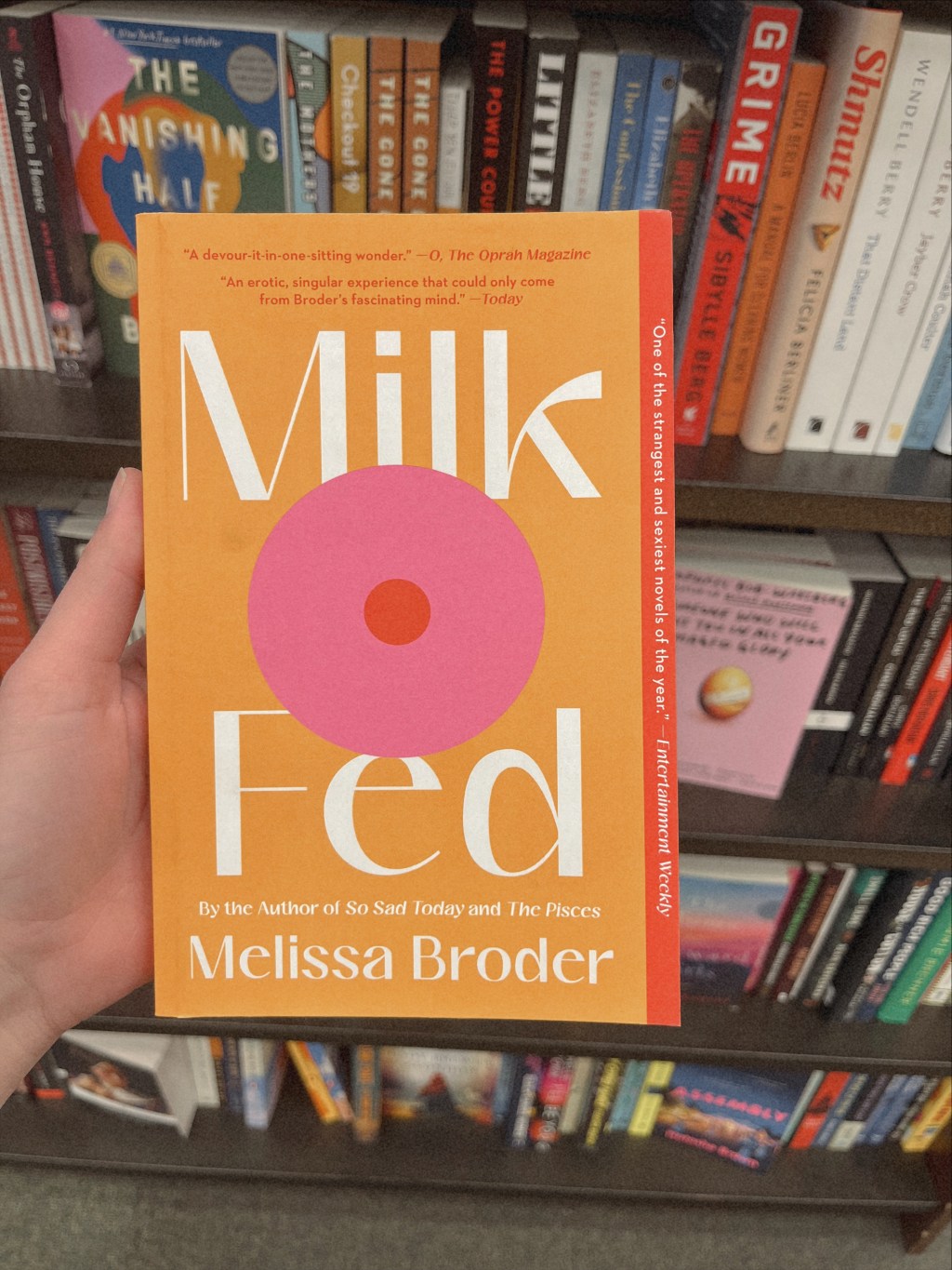 Book Diaries: Milk Fed, by Melissa Broder&nbsp;(2021)